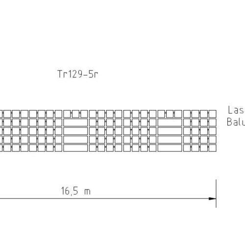 Tribune model Glasgow 43 Op de afbeelding ziet u de dimensies van de tribune model 180 met 5 rijen. Hoogte en diepte.